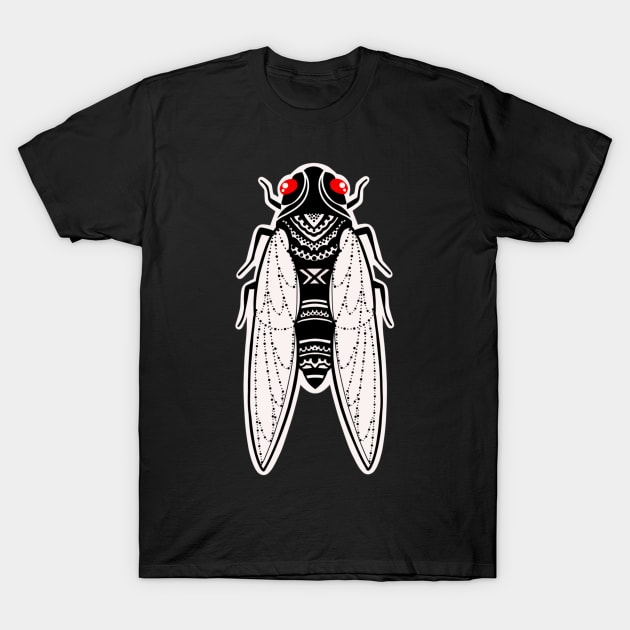 Brood X Cicada T-Shirt by louddoodle